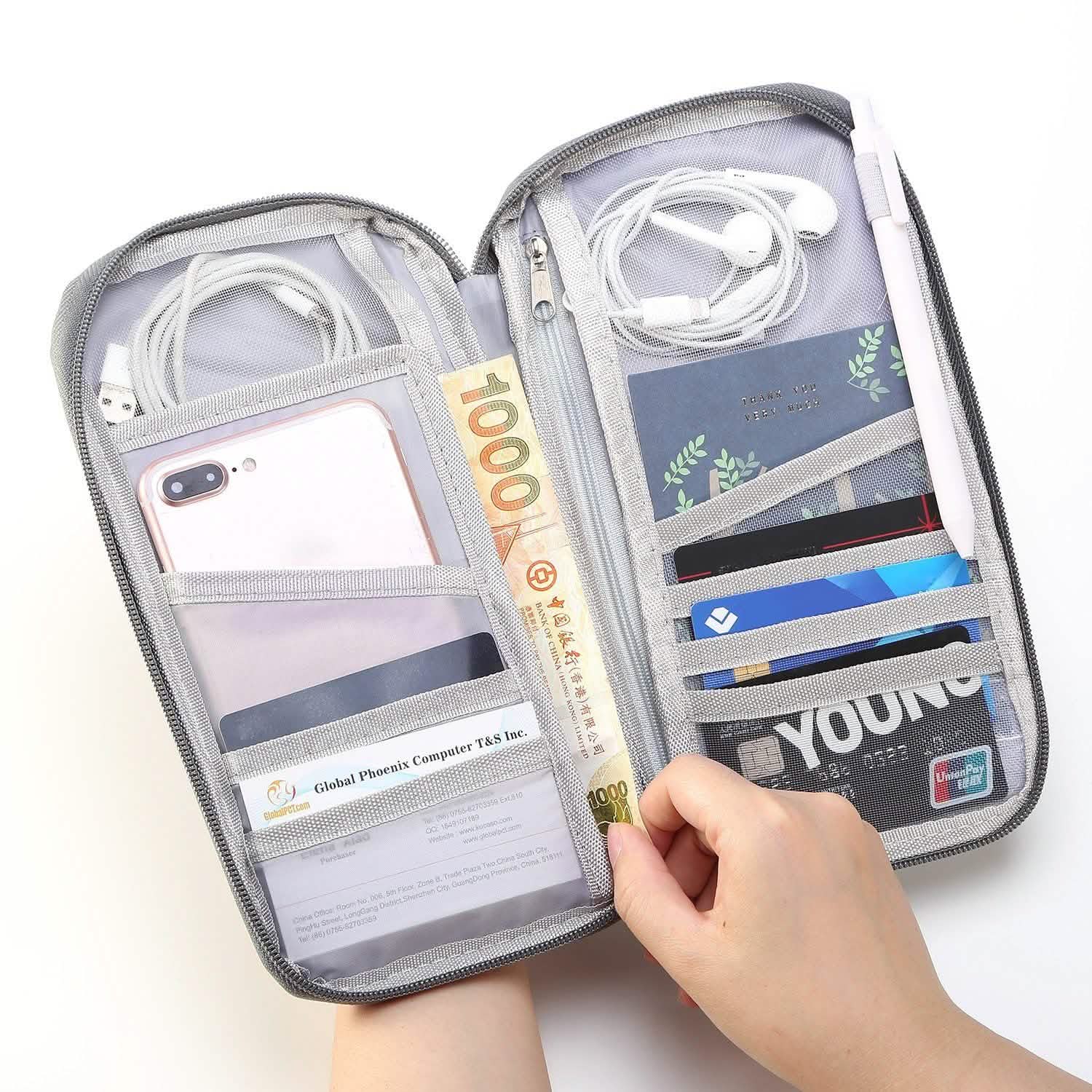 12 Pocket Travel Passport Wallet DailySale