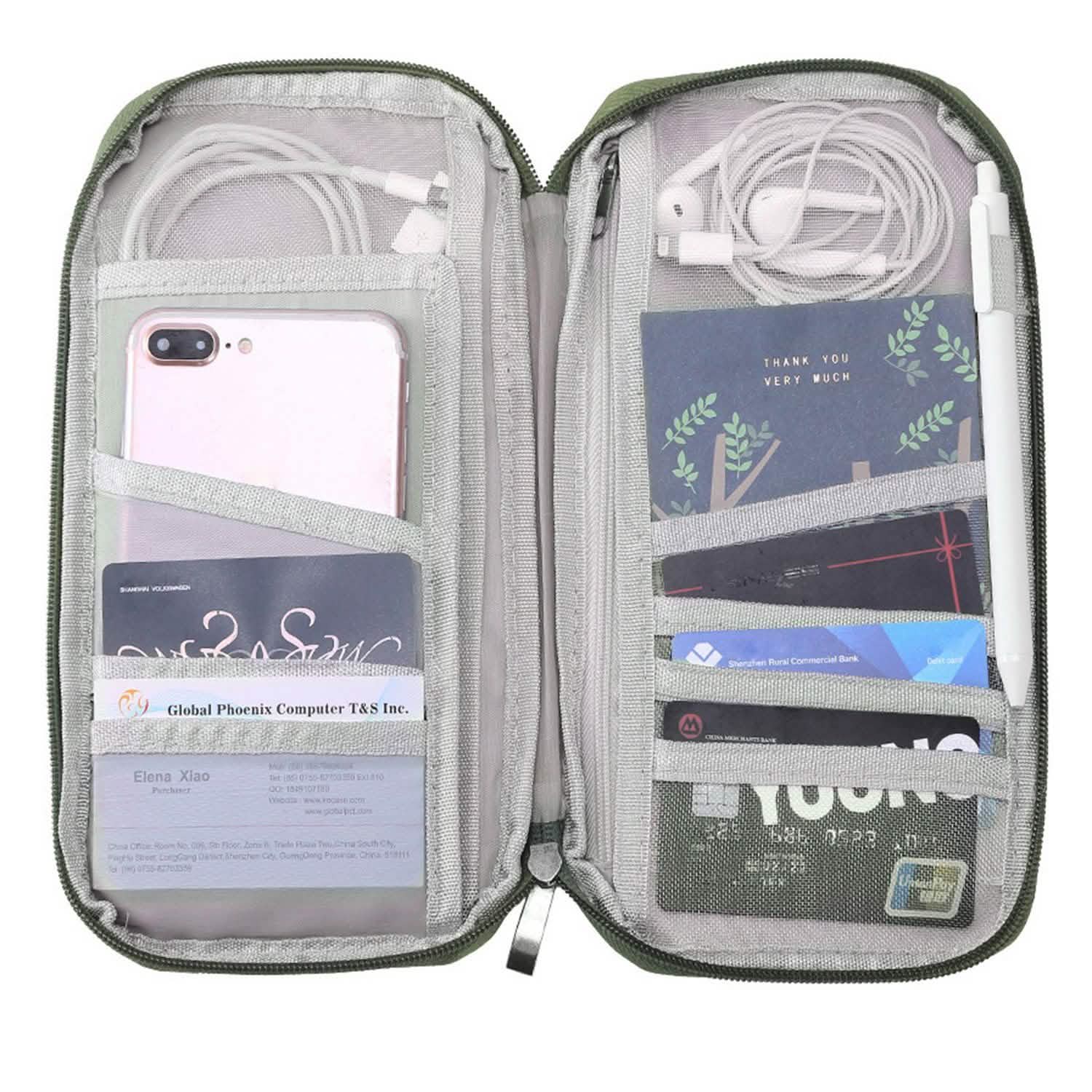 12 Pocket Travel Passport Wallet DailySale