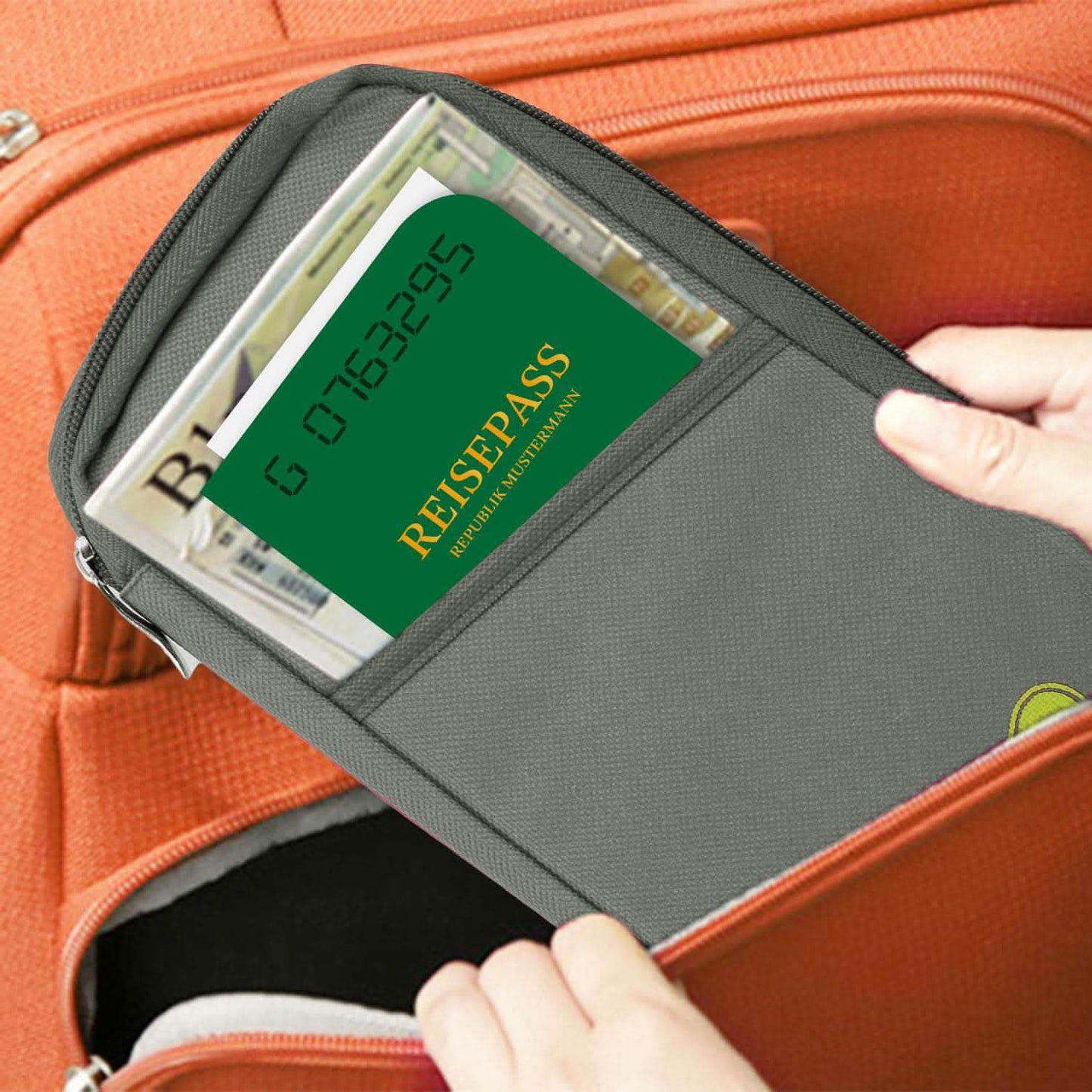 12 Pocket Travel Passport Wallet DailySale