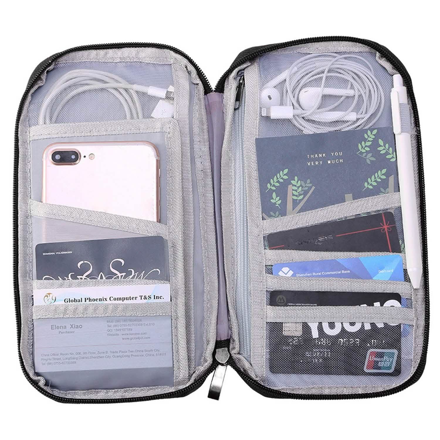 12 Pocket Travel Passport Wallet DailySale