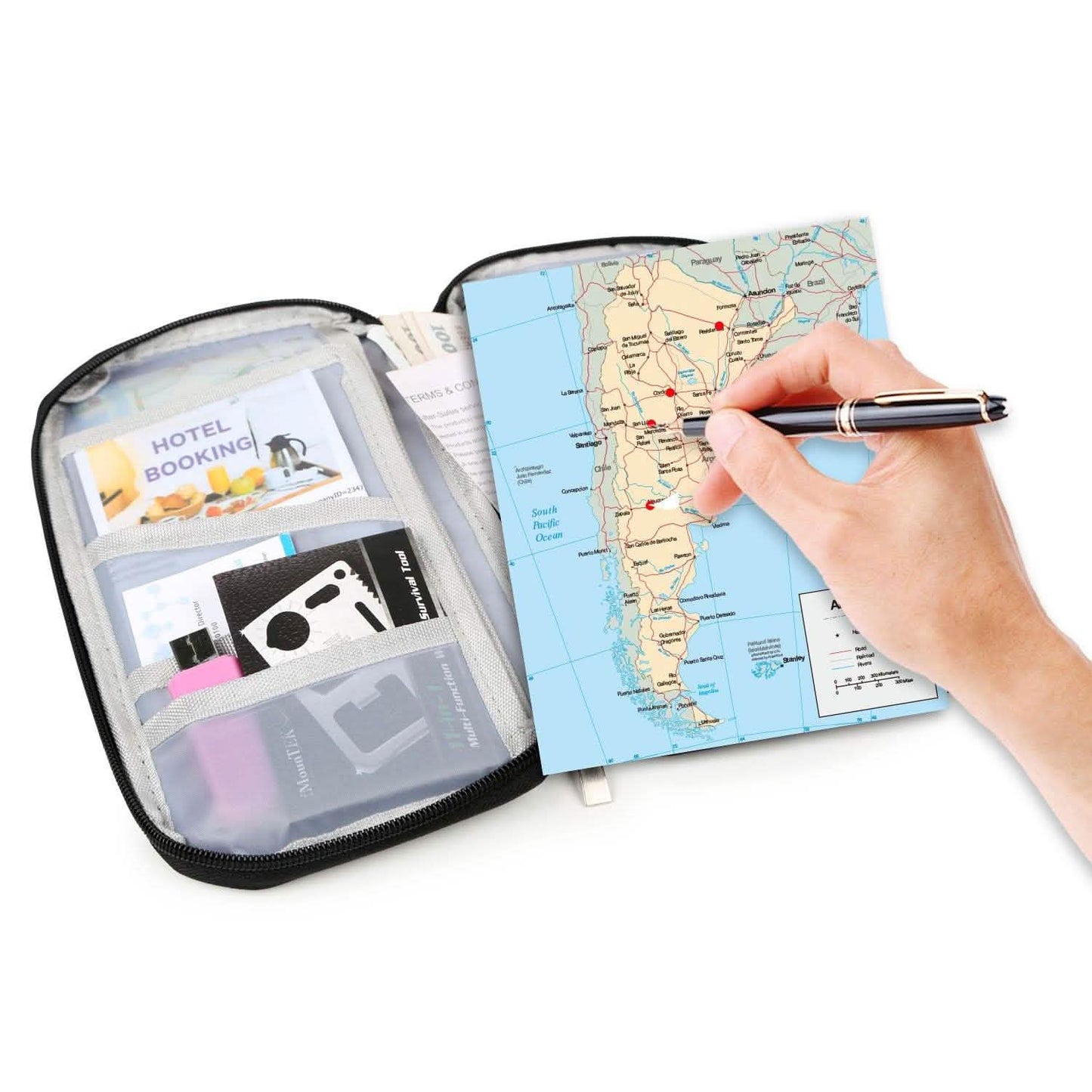 12 Pocket Travel Passport Wallet DailySale
