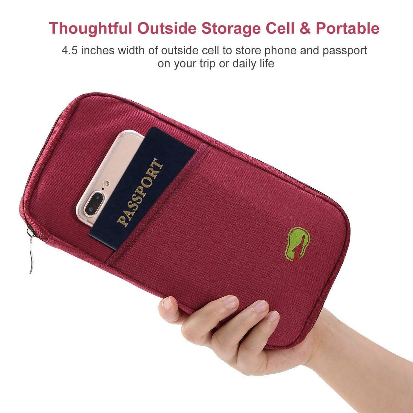 12 Pocket Travel Passport Wallet DailySale