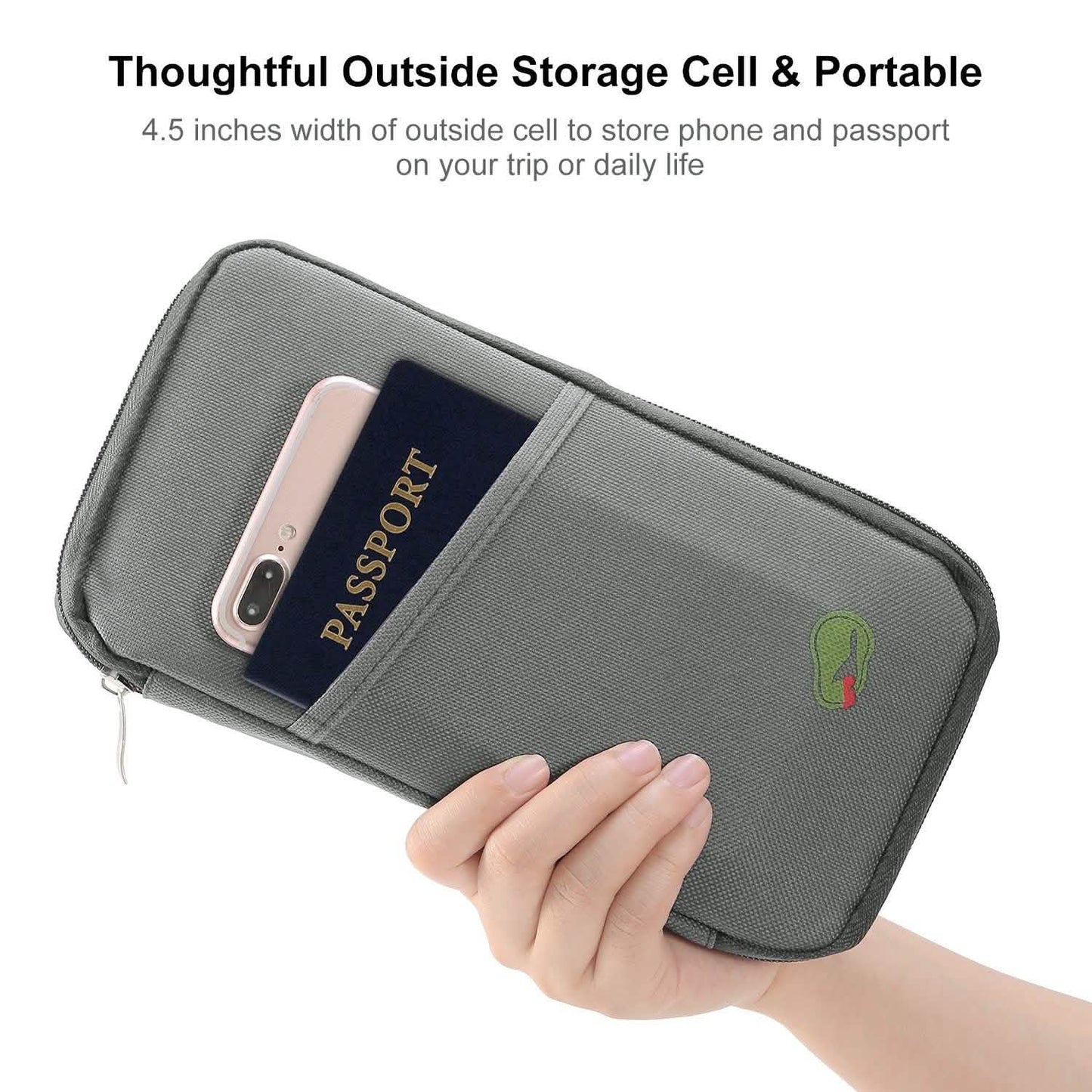 12 Pocket Travel Passport Wallet DailySale