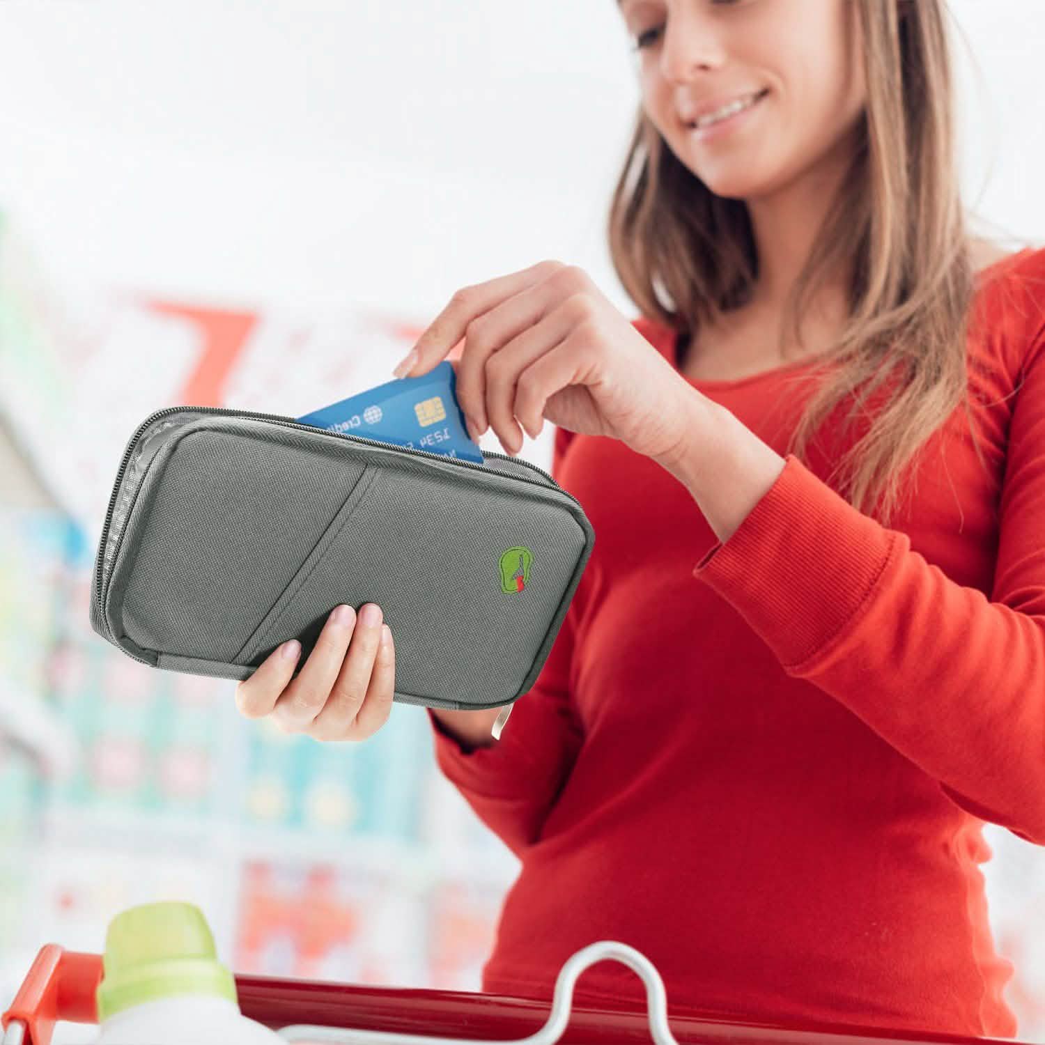 12 Pocket Travel Passport Wallet DailySale