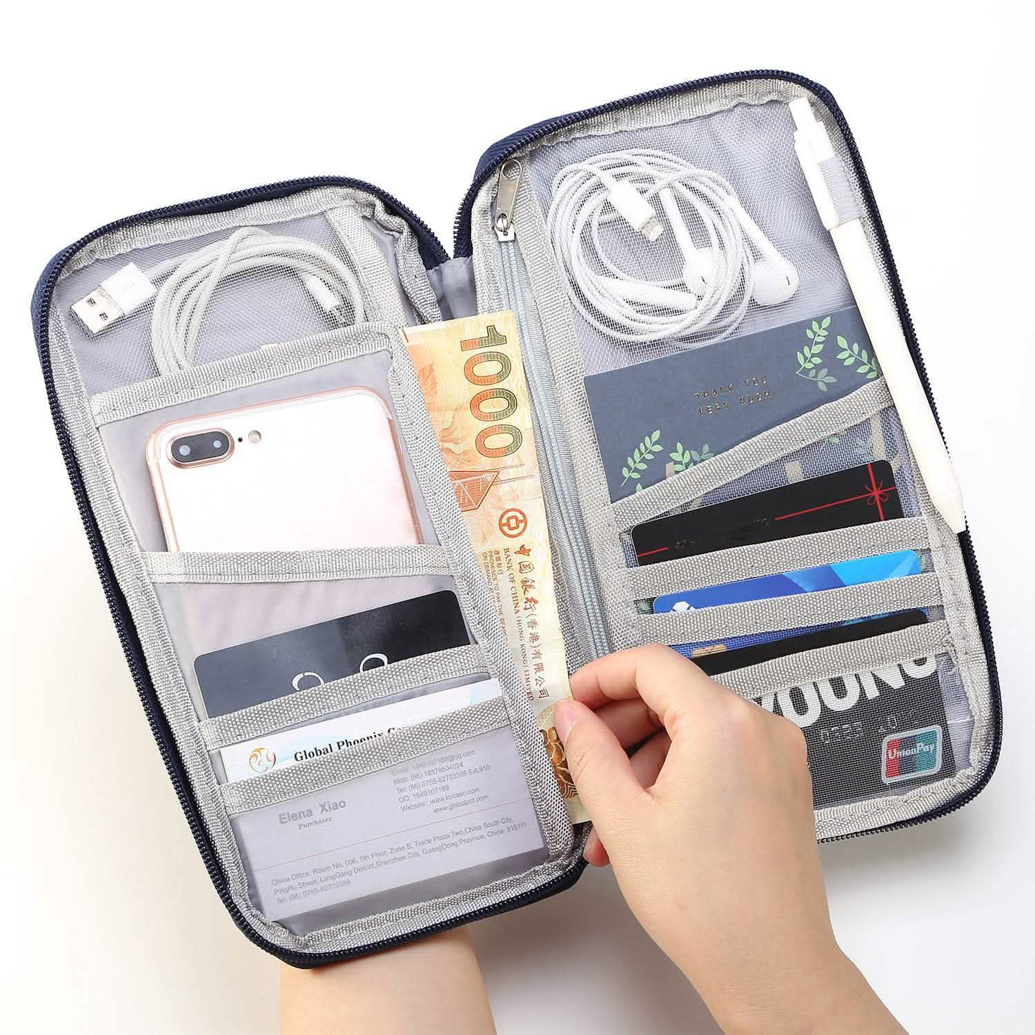 12 Pocket Travel Passport Wallet DailySale