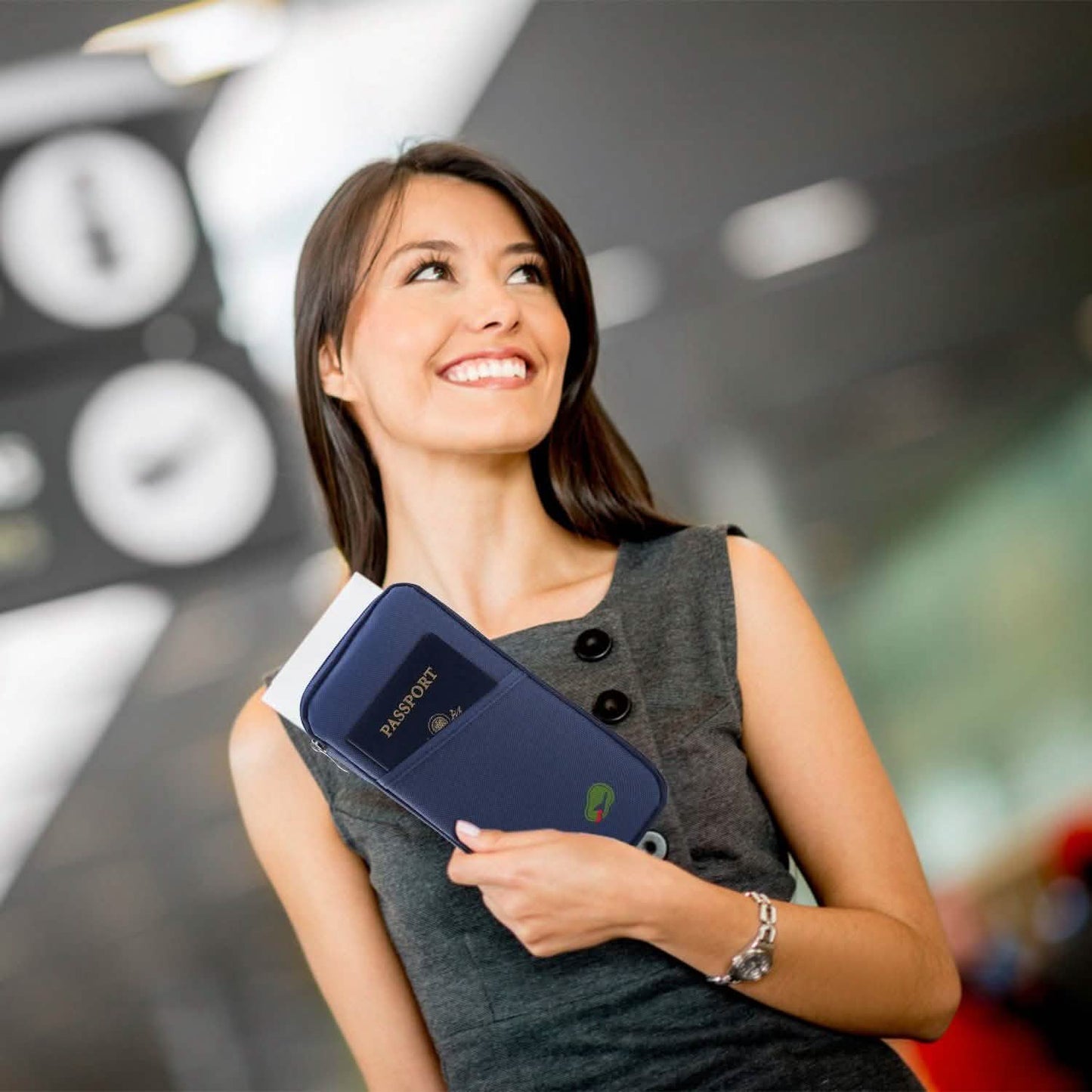 12 Pocket Travel Passport Wallet DailySale