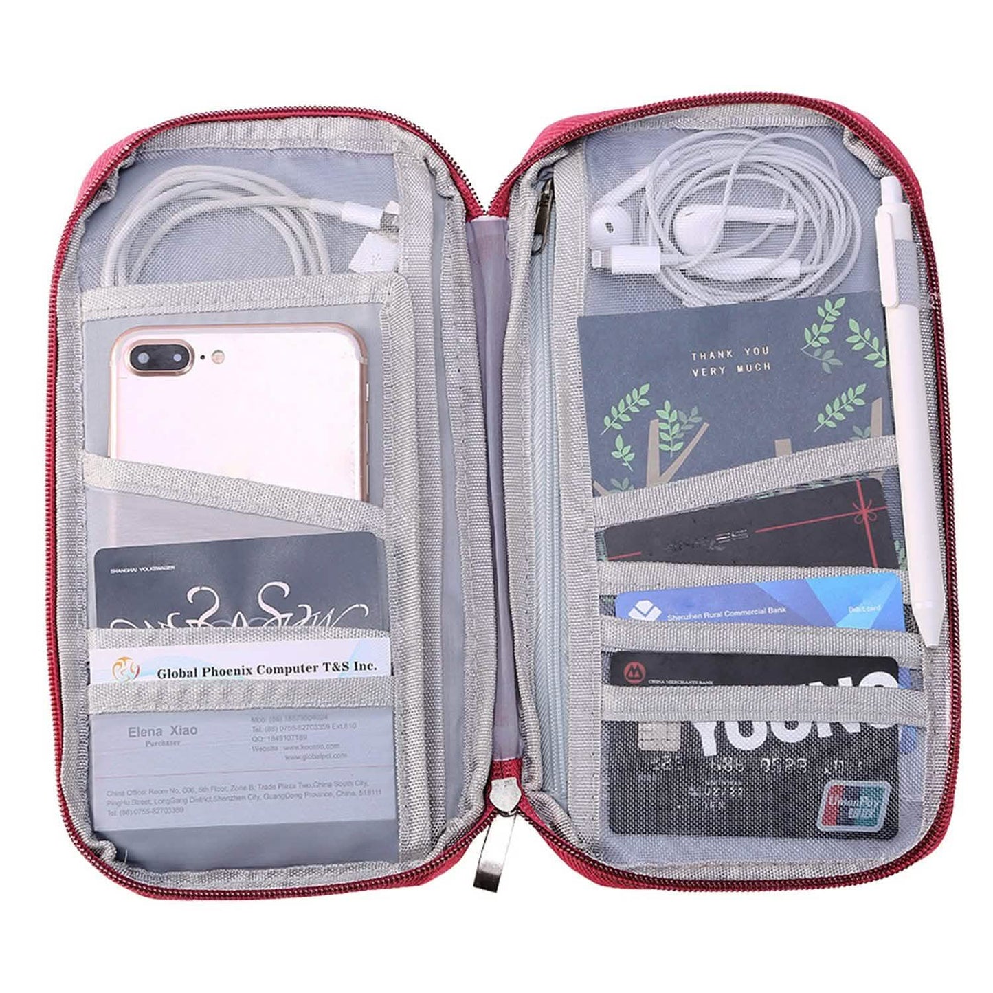 12 Pocket Travel Passport Wallet DailySale