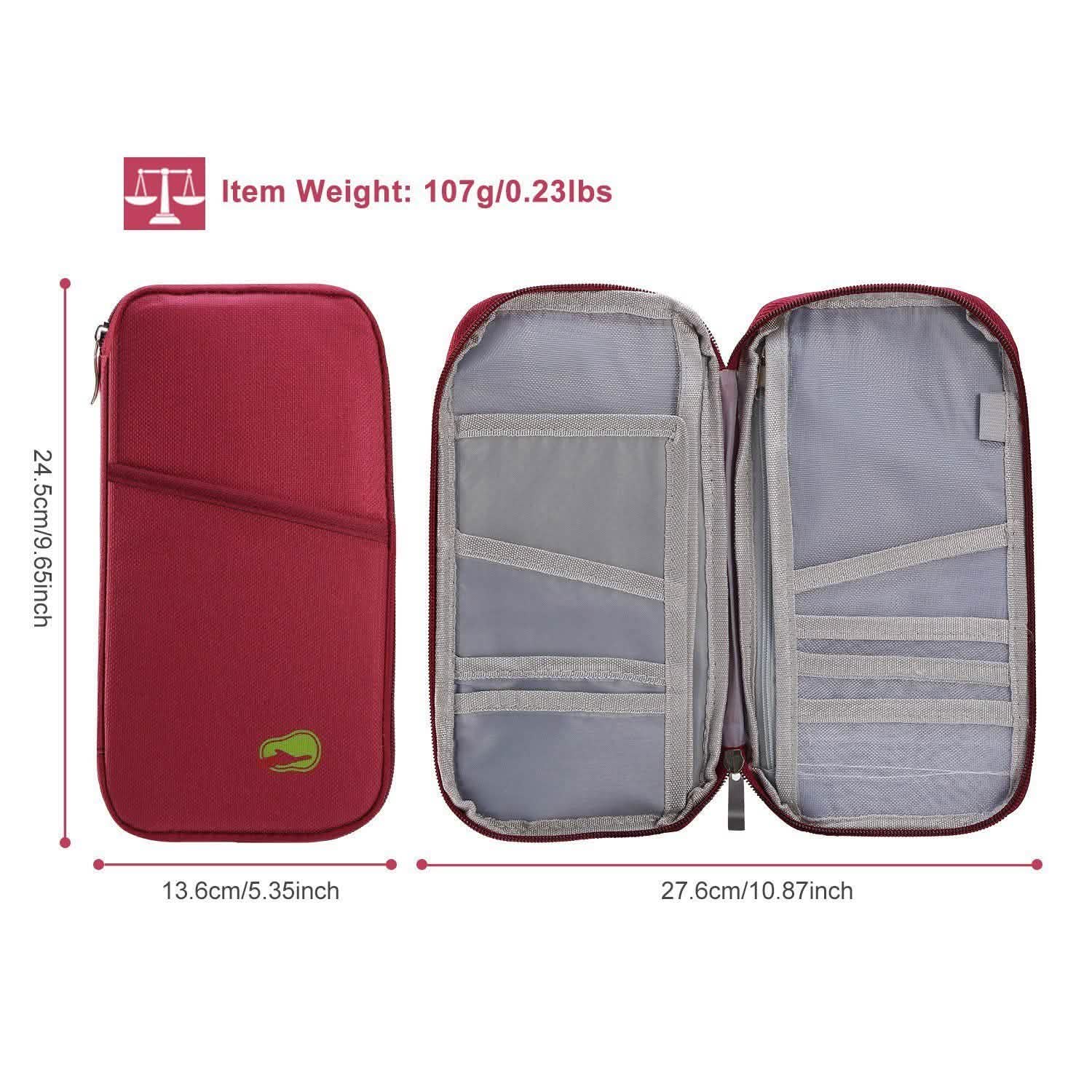 12 Pocket Travel Passport Wallet DailySale