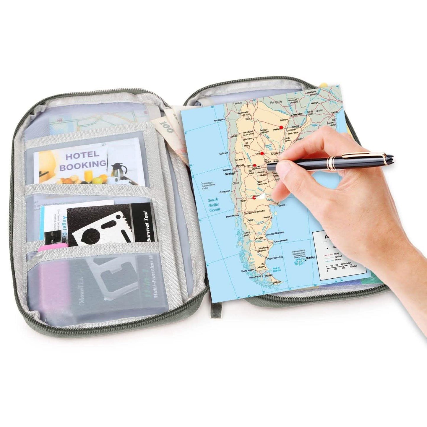 12 Pocket Travel Passport Wallet DailySale