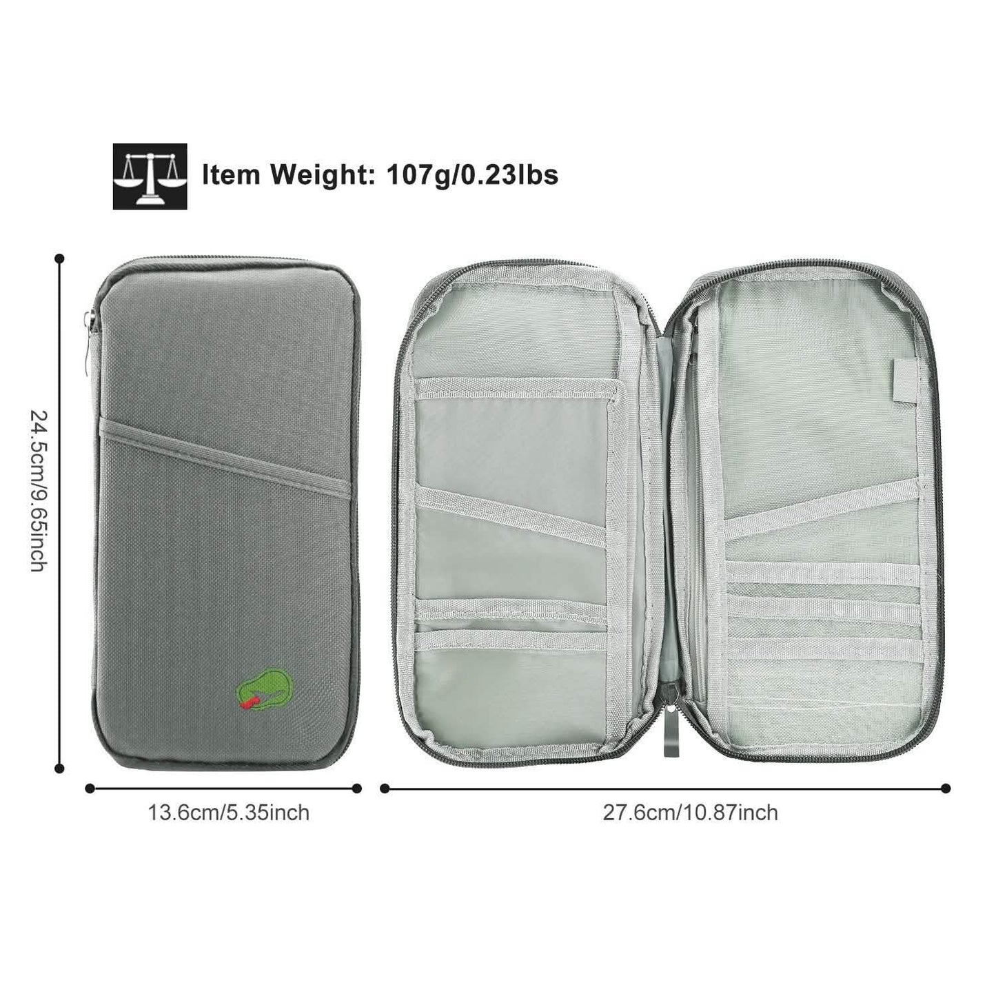12 Pocket Travel Passport Wallet DailySale