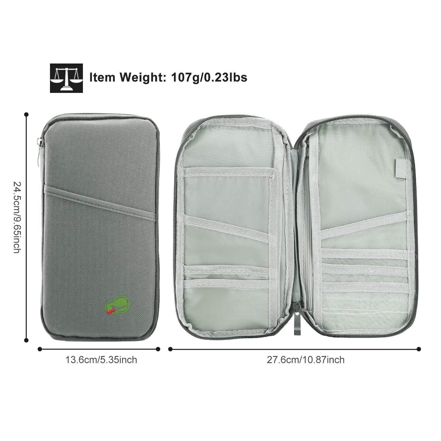 12 Pocket Travel Passport Wallet DailySale