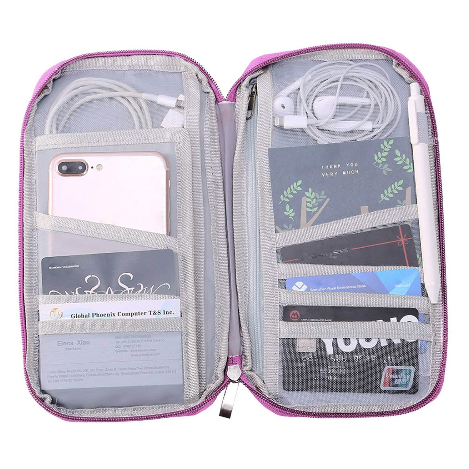 12 Pocket Travel Passport Wallet DailySale