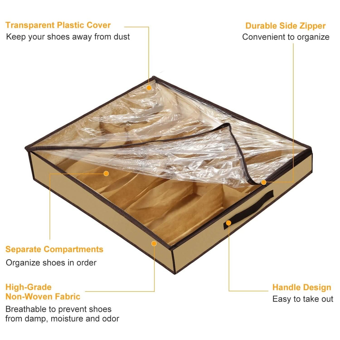 12 Cells Under the Bed Shoes Organizer DailySale