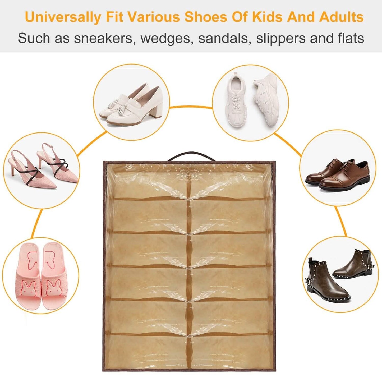 12 Cells Under the Bed Shoes Organizer DailySale