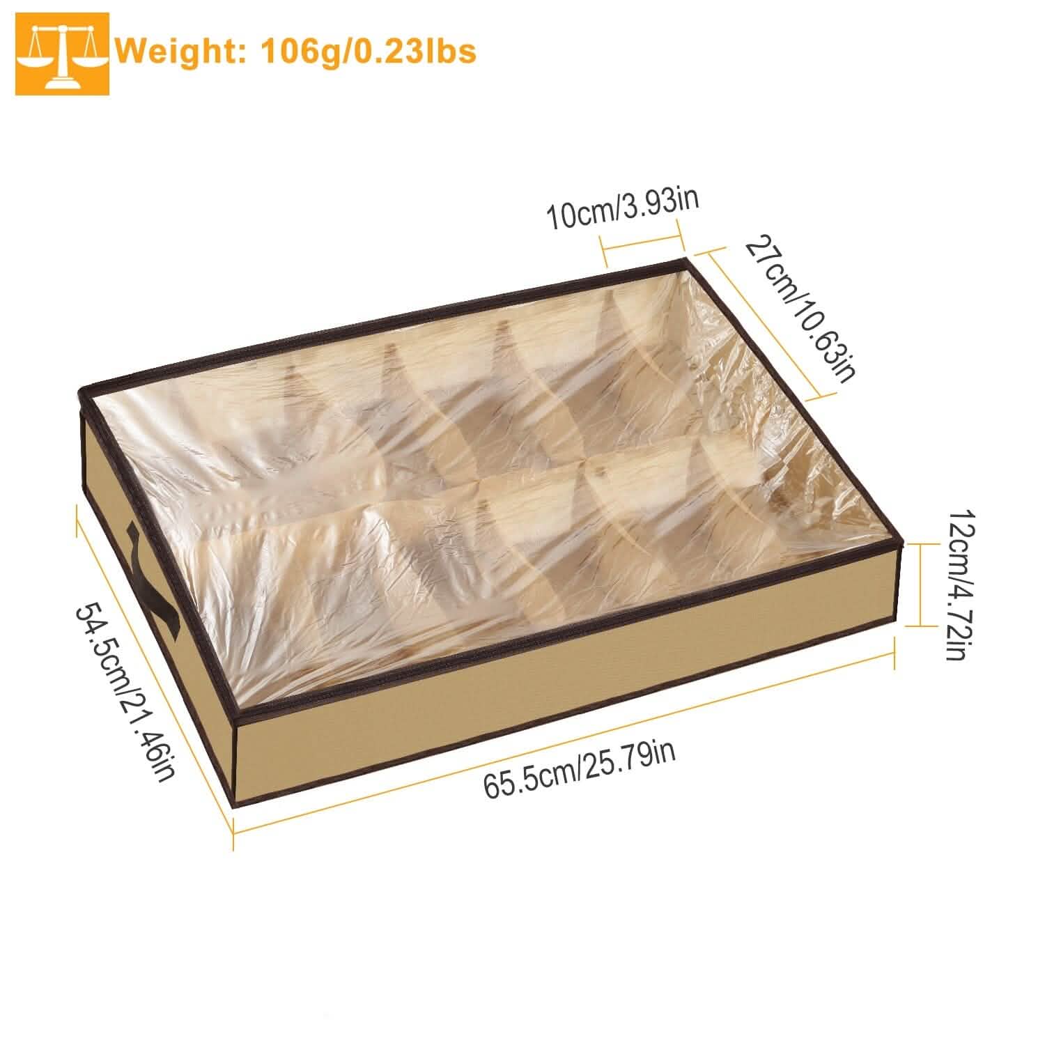 12 Cells Under the Bed Shoes Organizer DailySale