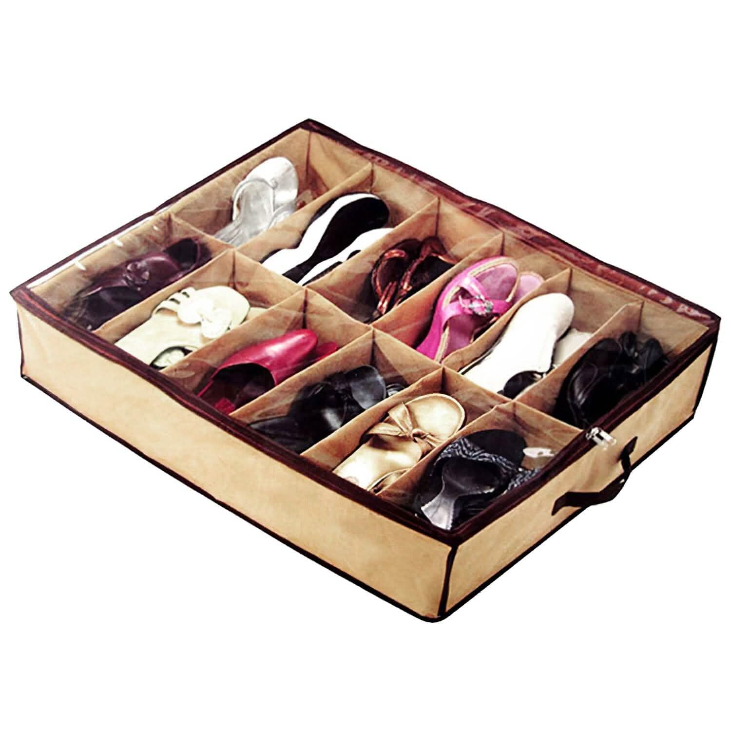 12 Cells Under the Bed Shoes Organizer DailySale