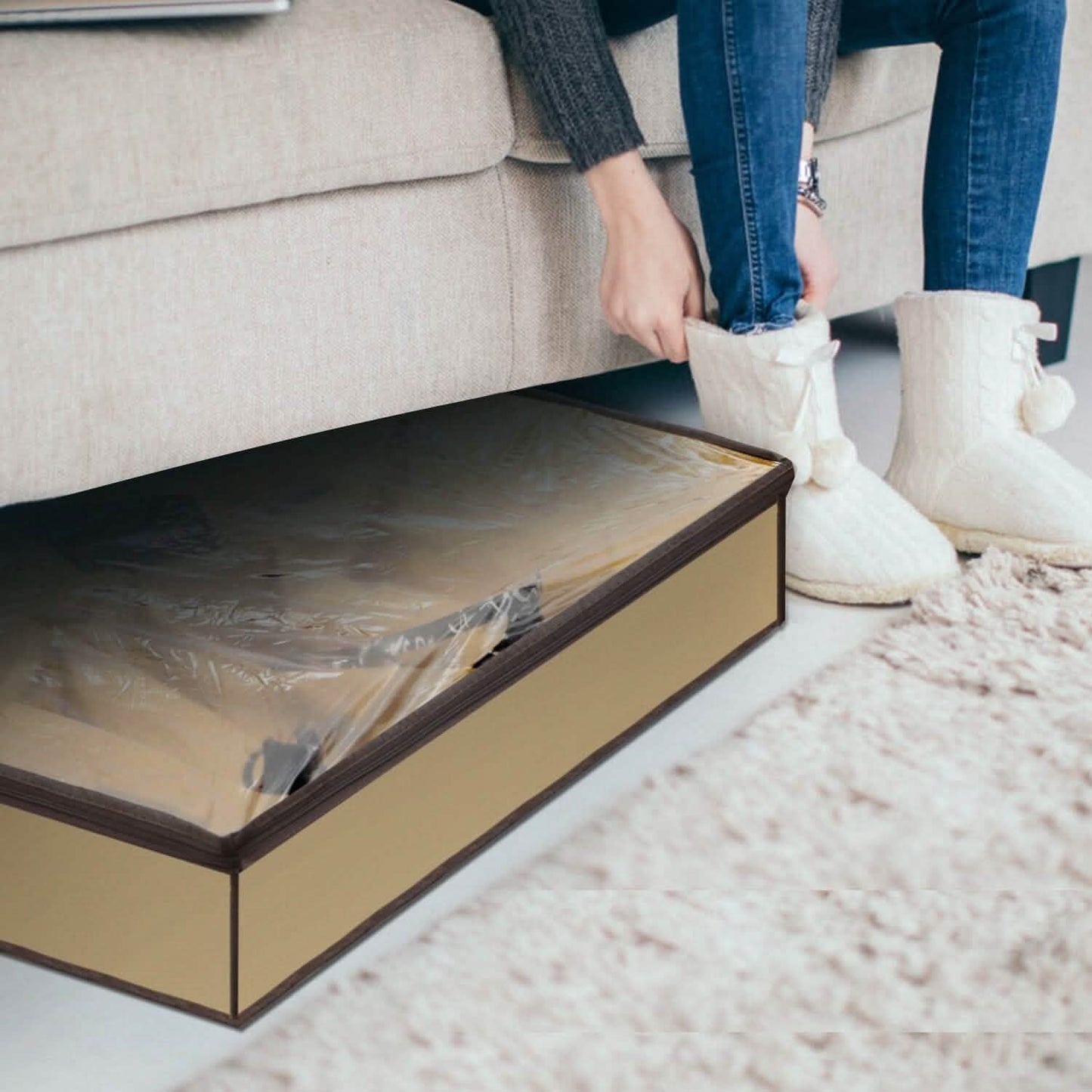 12 Cells Under the Bed Shoes Organizer DailySale
