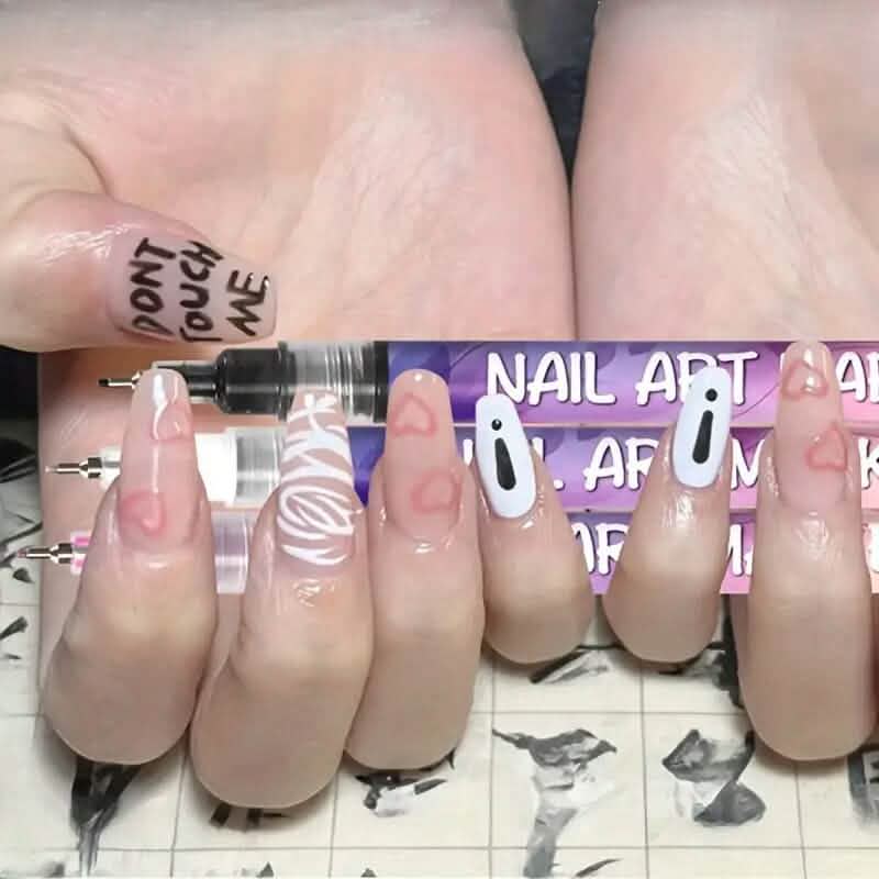 12-Color Nail Art Pen Set Quick Dry Acrylic Paint Markers DailySale