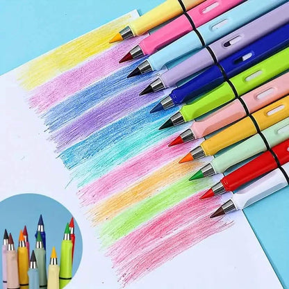 12 Colors Forever Pencil with Eraser DailySale
