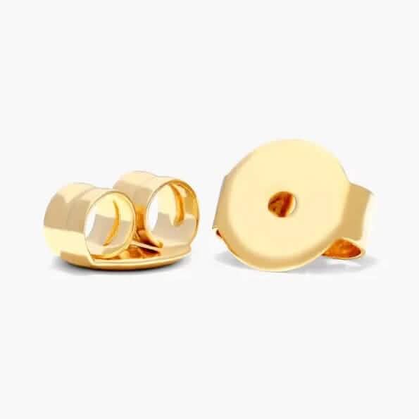 1/2 Ct TW Real Natural Round-Cut Diamond Solitaire 14K Gold Stud Earrings DailySale