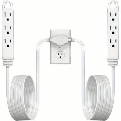 12-Foot Long Extension Cord Power Strip with 6 Feet on Each Side 13A 125V 1625W DailySale