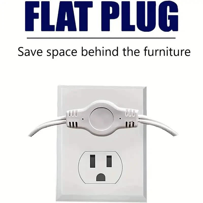 12-Foot Long Extension Cord Power Strip with 6 Feet on Each Side 13A 125V 1625W DailySale