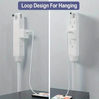 12-Foot Long Extension Cord Power Strip with 6 Feet on Each Side 13A 125V 1625W DailySale