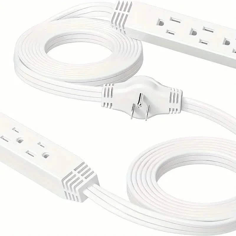 12-Foot Long Extension Cord Power Strip with 6 Feet on Each Side 13A 125V 1625W DailySale