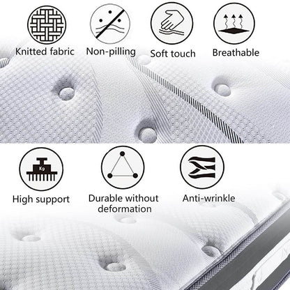 12" Hybrid Pocket Spring Mattress DailySale