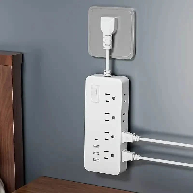 12-in-1 Power Socket with 8 AC sockets, 3 USB ports and 1 Type-C Interface DailySale