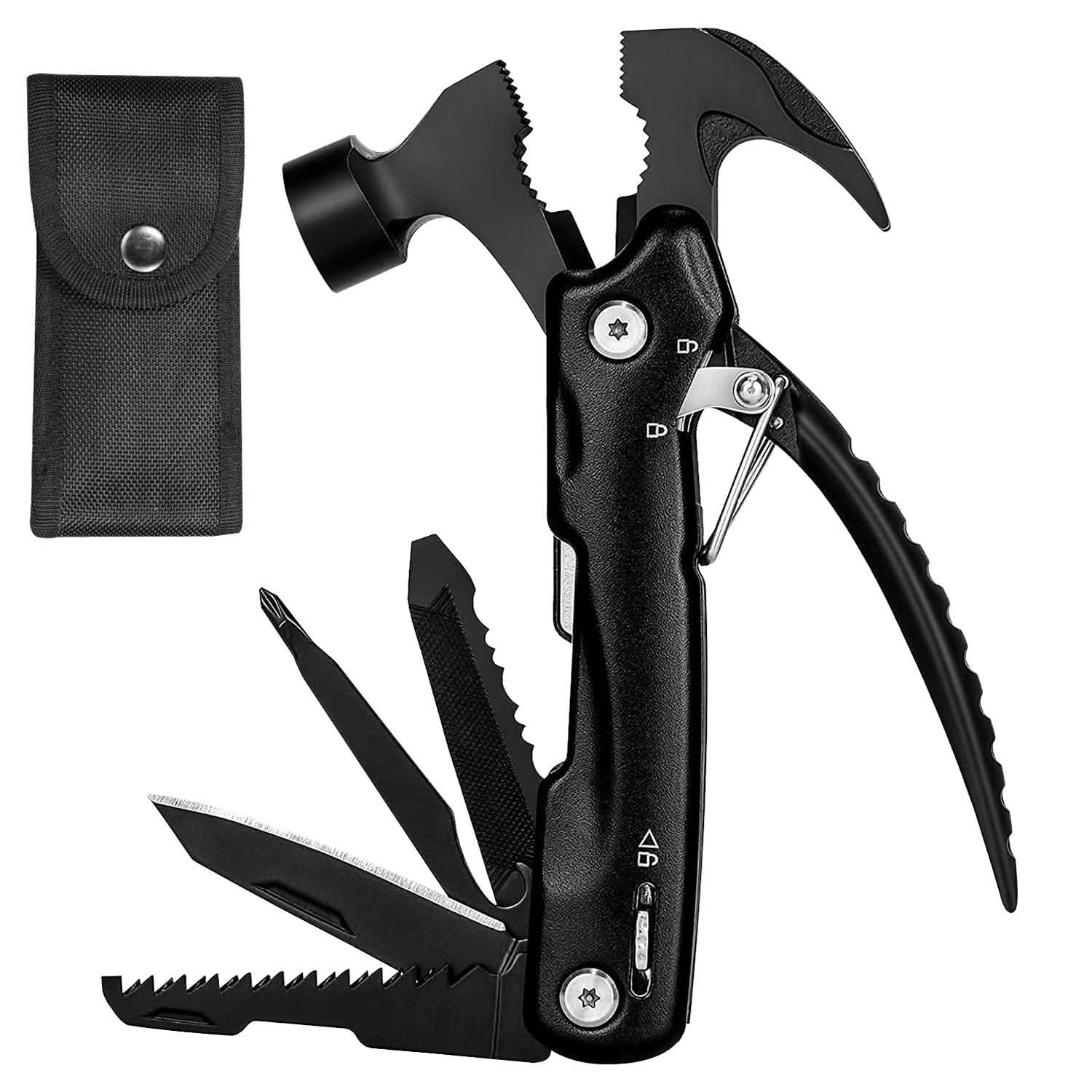 12-in-1 Stainless Steel Portable Hammer Multitool DailySale