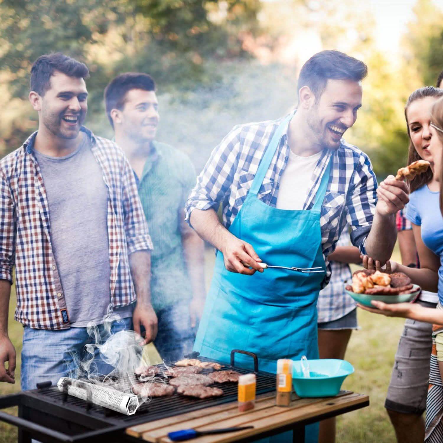 12-Inch Stainless Steel BBQ Grill Smoker Tube DailySale