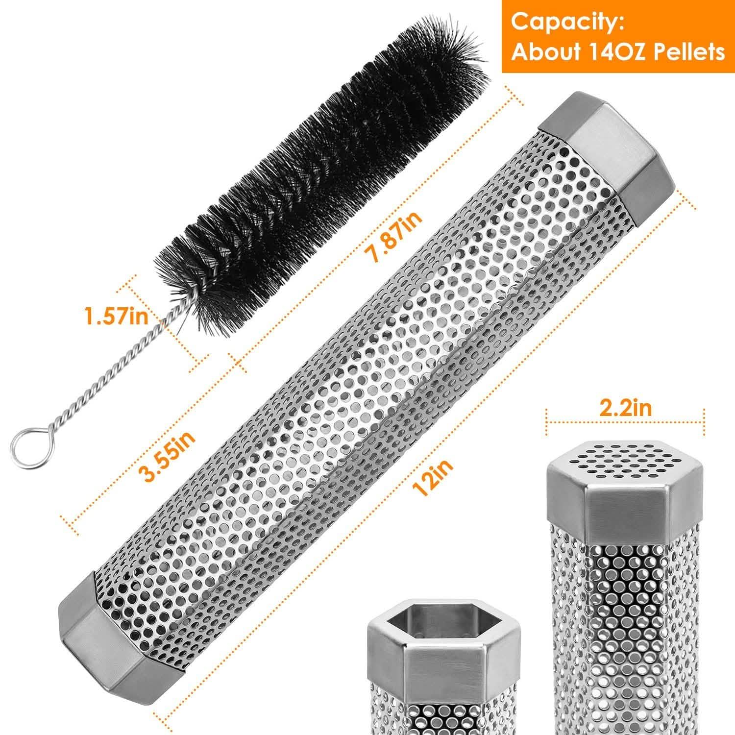 12-Inch Stainless Steel BBQ Grill Smoker Tube DailySale