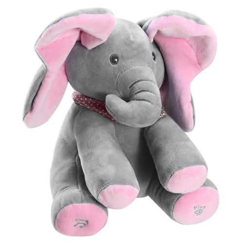 12-Inch Stuffed Plush Elephant Doll DailySale