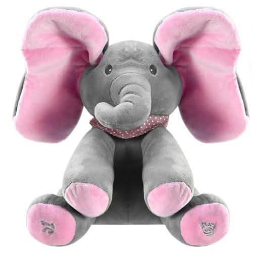 12-Inch Stuffed Plush Elephant Doll DailySale