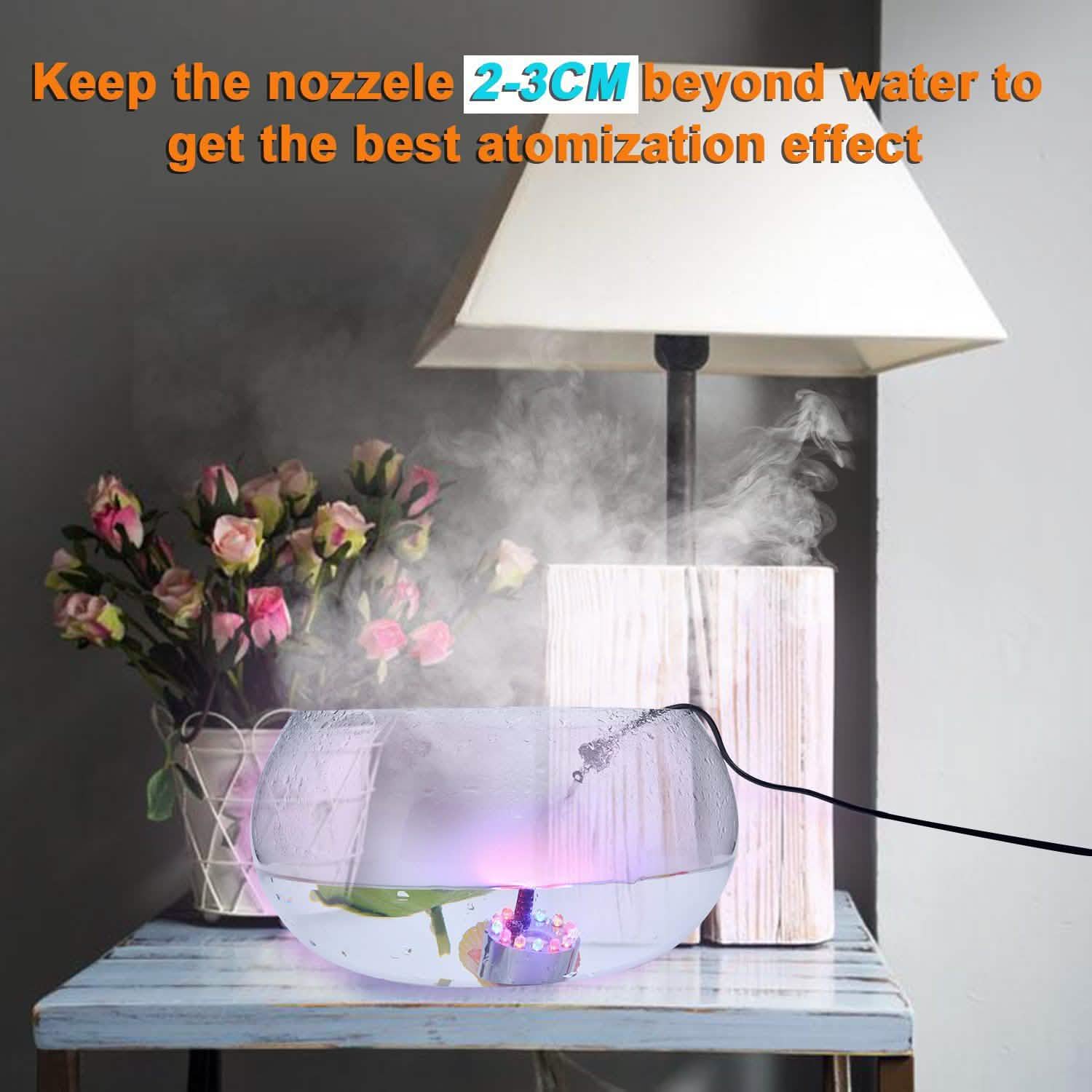12 LED Changing Color Mist Maker DailySale