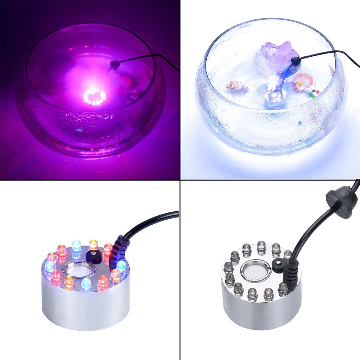 12 LED Changing Color Mist Maker DailySale