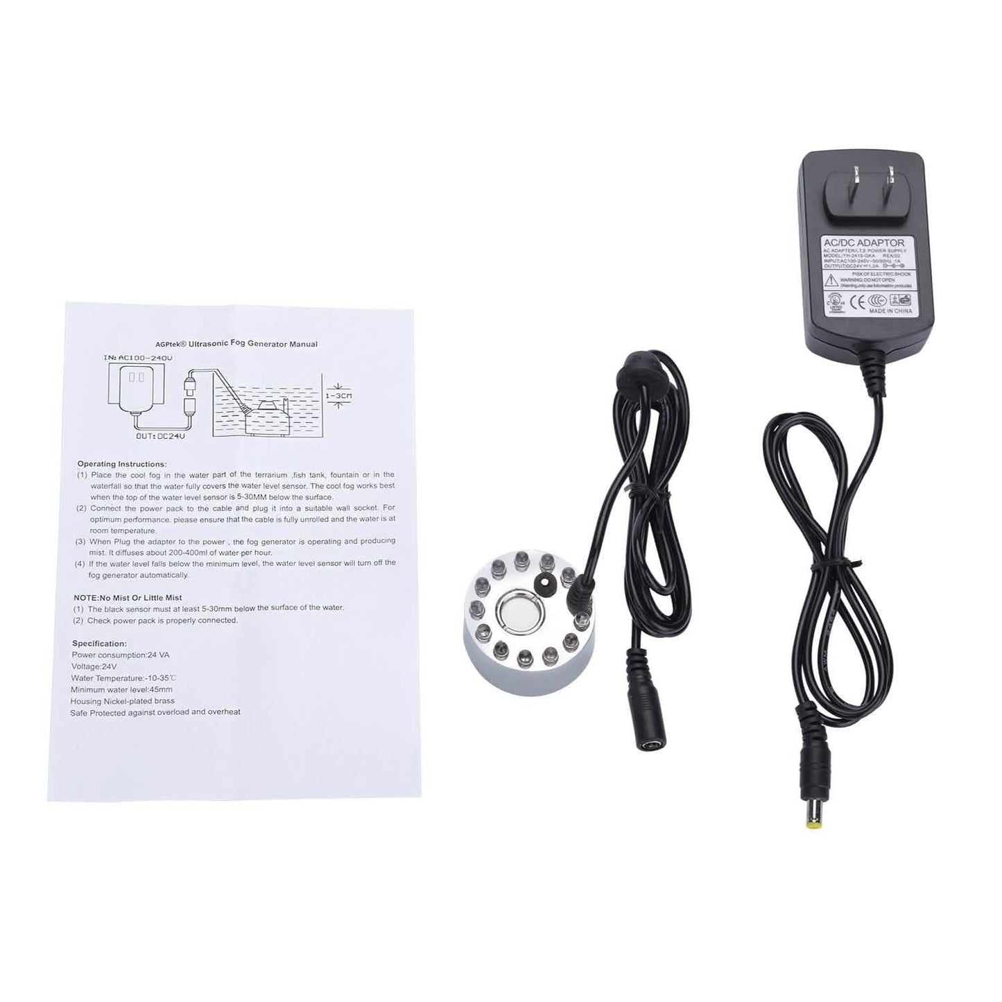 12 LED Changing Color Mist Maker DailySale