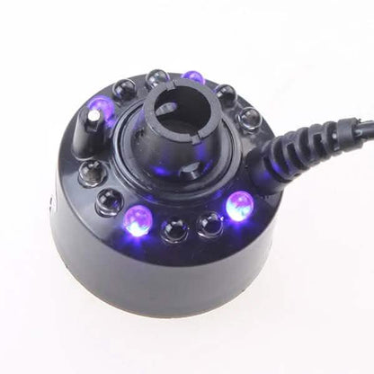 12 LED Mist Maker Fogger Water Fountain Pond Fog Machine Atomizer Air Humidifier DailySale