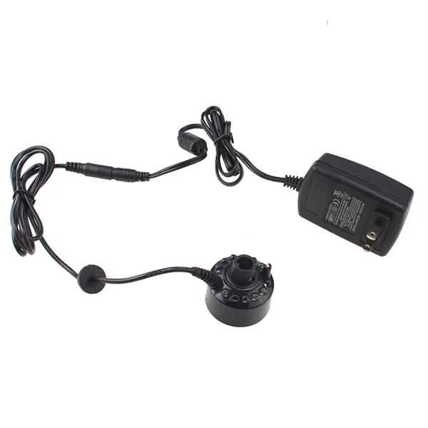 12 LED Mist Maker Fogger Water Fountain Pond Fog Machine Atomizer Air Humidifier DailySale