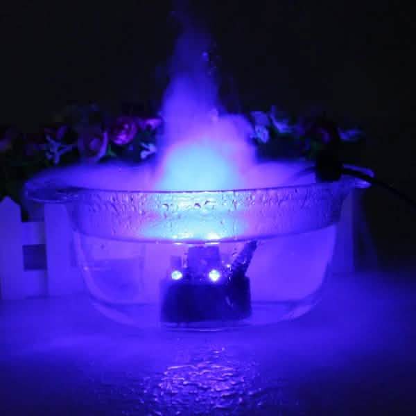 12 LED Mist Maker Fogger Water Fountain Pond Fog Machine Atomizer Air Humidifier DailySale