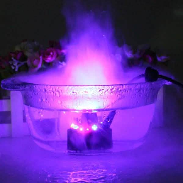 12 LED Mist Maker Fogger Water Fountain Pond Fog Machine Atomizer Air Humidifier DailySale