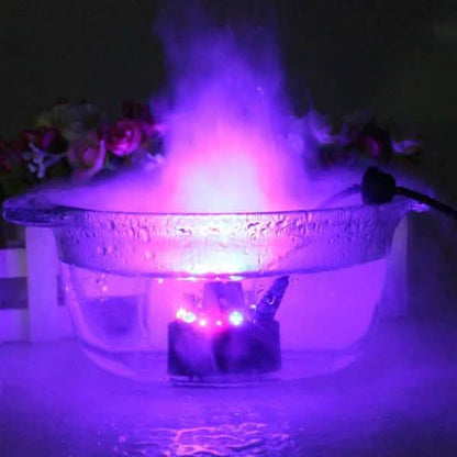 12 LED Mist Maker Fogger Water Fountain Pond Fog Machine Atomizer Air Humidifier DailySale