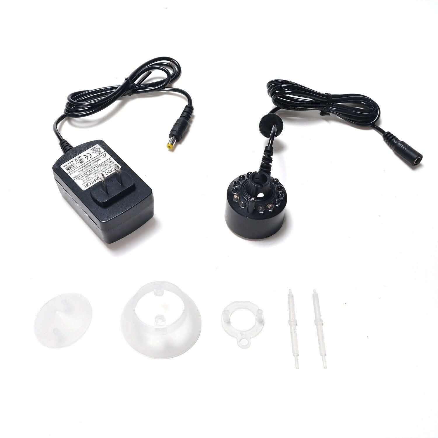 12 LED Mist Water Fountain Machine Atomizer Air Humidifier DailySale
