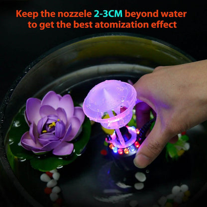 12 LED Mist Water Fountain Machine Atomizer Air Humidifier DailySale