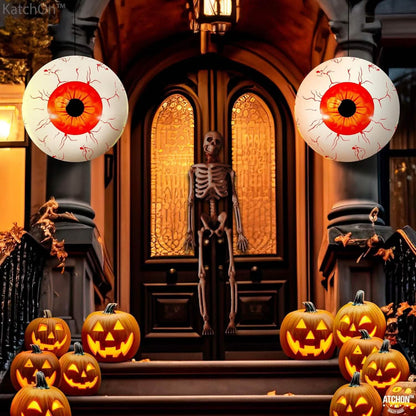 12-Pack: 22 Inch Halloween Eyeball Balloons DailySale