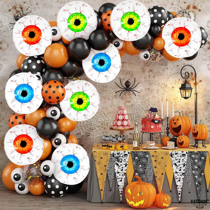 12-Pack: 22 Inch Halloween Eyeball Balloons DailySale