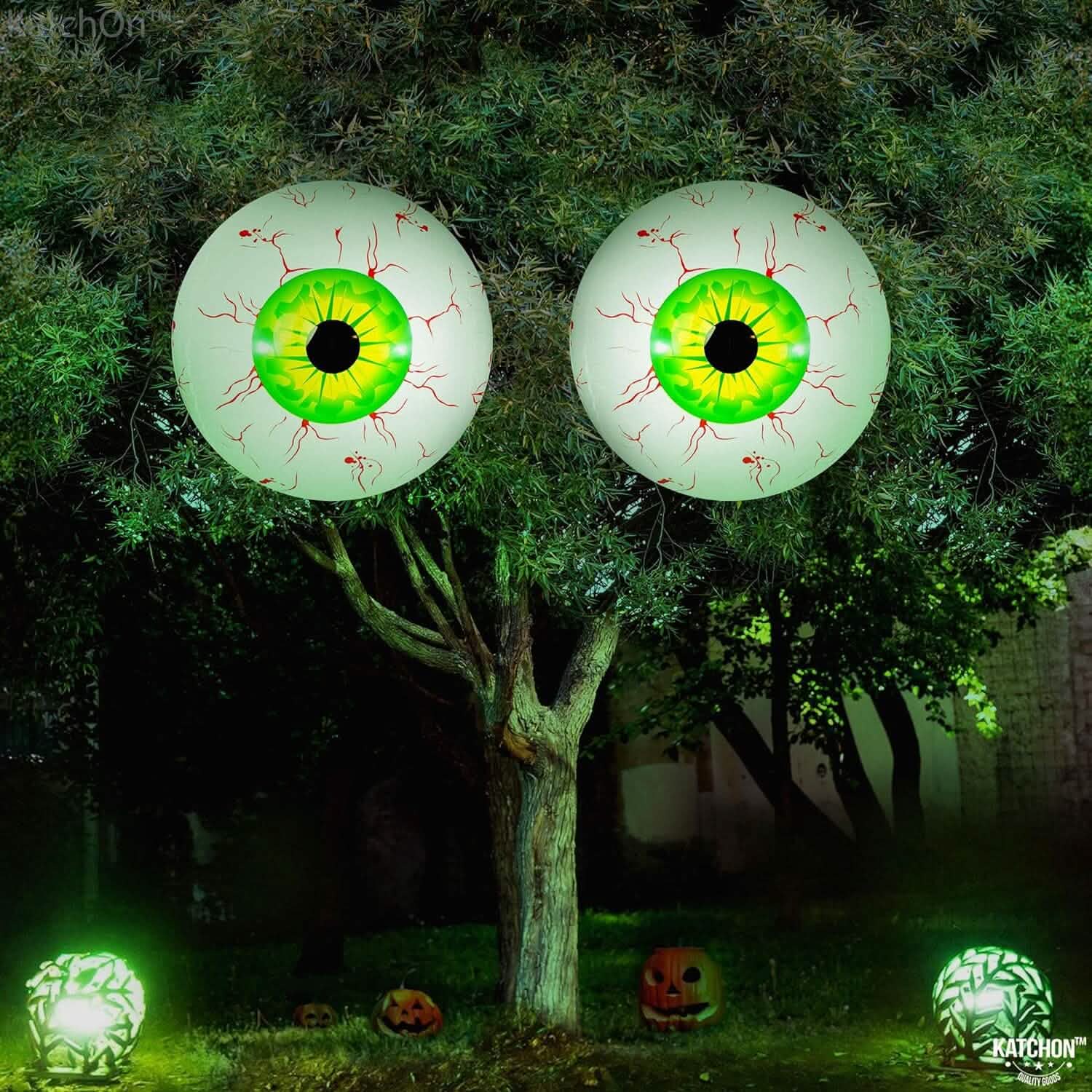 12-Pack: 22 Inch Halloween Eyeball Balloons DailySale