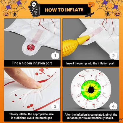 12-Pack: 22 Inch Halloween Eyeball Balloons DailySale