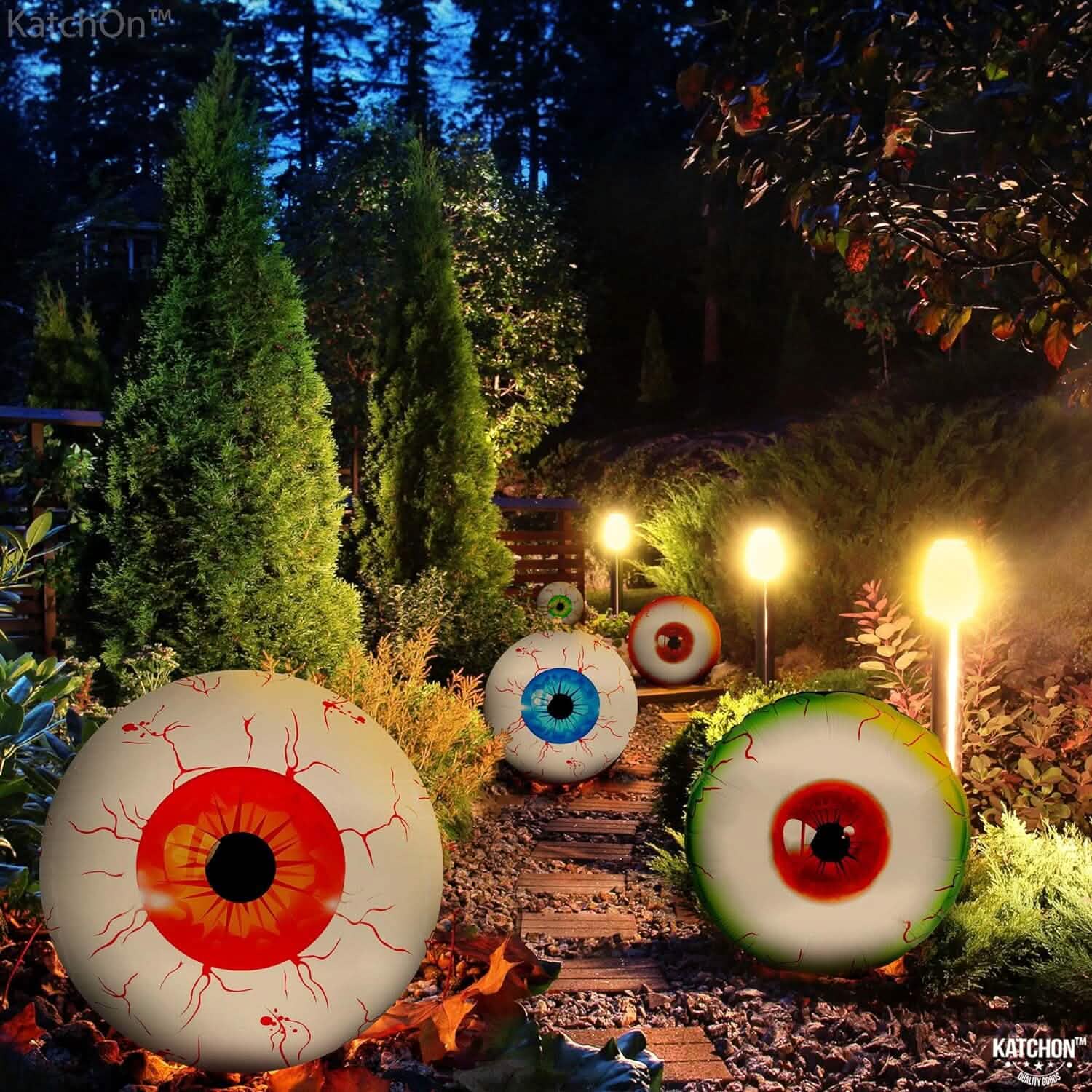 12-Pack: 22 Inch Halloween Eyeball Balloons DailySale